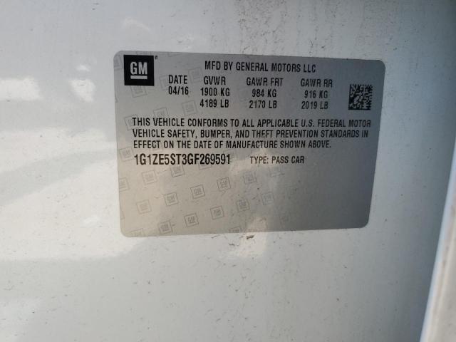 2016 CHEVROLET MALIBU LT - 1G1ZE5ST3GF269591
