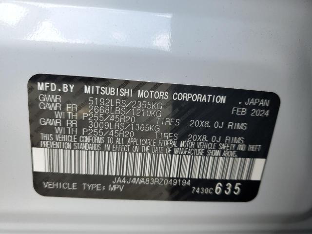 2024 MITSUBISHI OUTLANDER JA4J4WA83RZ049194