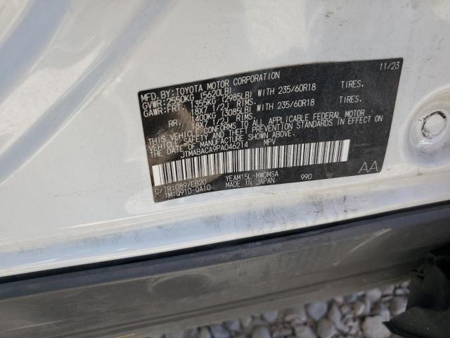 2023 TOYOTA BZ4X XLE JTMABACA9PA046214