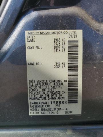 2020 NISSAN ALTIMA S - 1N4BL4BV4LC158883