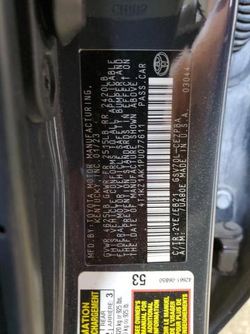 2023 TOYOTA CAMRY TRD 4T1KZ1AK1PU077611