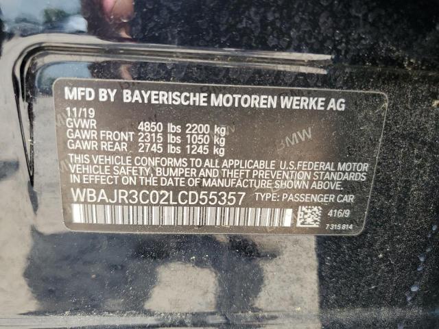 2020 BMW 530 I WBAJR3C02LCD55357