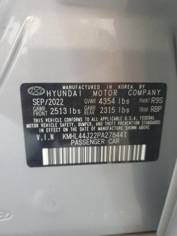 2023 HYUNDAI SONATA SEL PLUS KMHL44J22PA278441