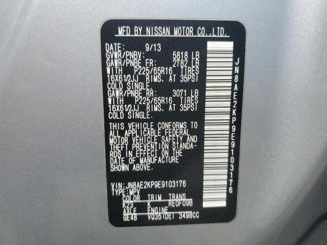 2014 NISSAN QUEST S - JN8AE2KP9E9103176