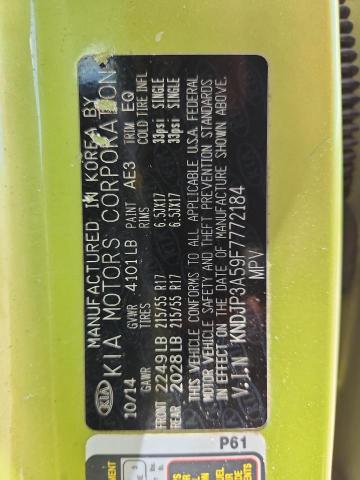 2015 KIA SOUL + KNDJP3A59F7772184