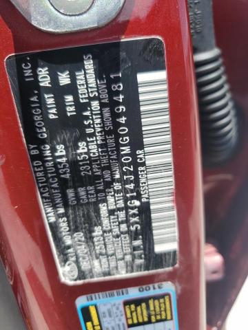 2021 KIA K5 LXS 5XXG14J20MG049481