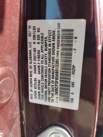 2010 HONDA ACCORD EXL #3305320302