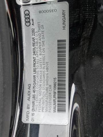 2015 AUDI A3 PRESTIG WAUWFLFF6F1098215