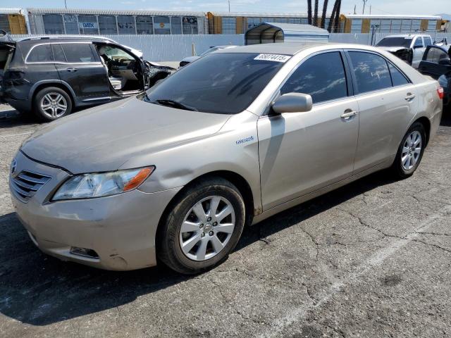 TOYOTA CAMRY HYBR 2007 gold  hybrid engine JTNBB46K873005180 photo #1