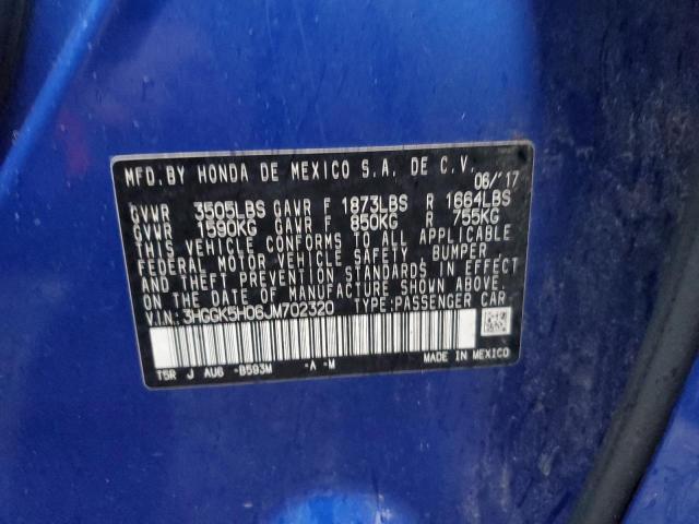 2018 HONDA FIT EX - 3HGGK5H06JM702320