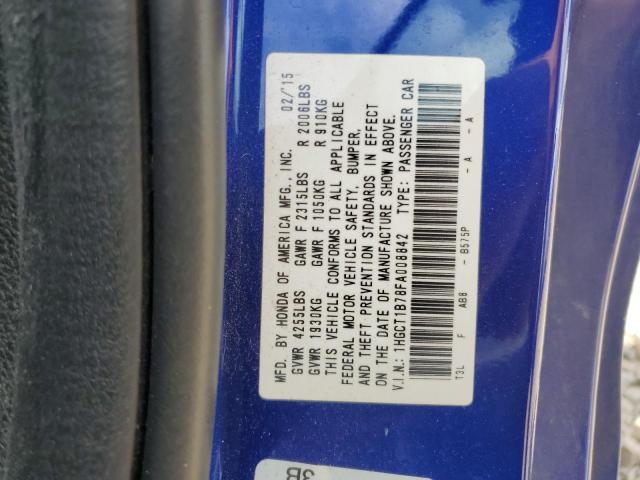 2015 HONDA ACCORD EX - 1HGCT1B78FA008842