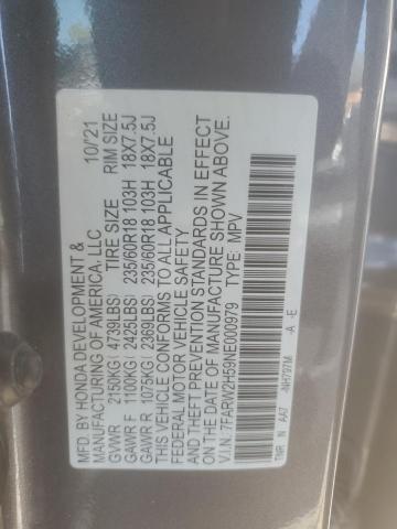 2022 HONDA CR-V EX - 7FARW2H59NE000979