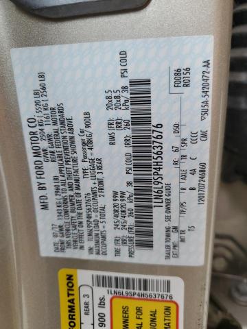 2017 LINCOLN CONTINENTA 1LN6L9SP4H5637676