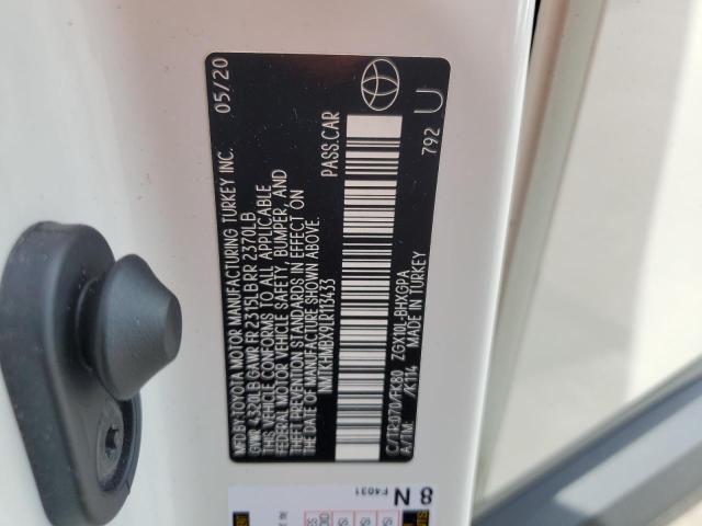 2020 TOYOTA C-HR XLE NMTKHMBX9LR113433