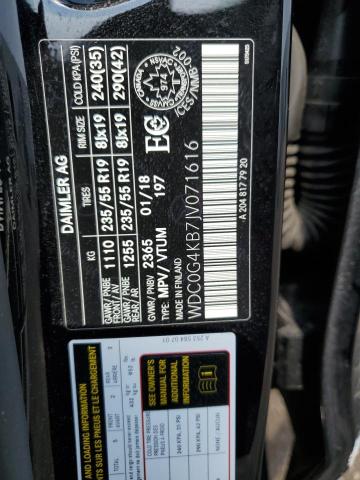 2018 MERCEDES-BENZ GLC 300 4M - WDC0G4KB7JV071616