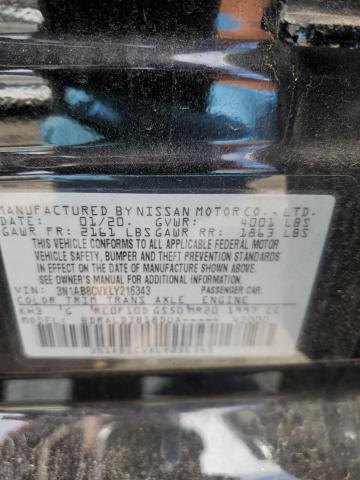 2020 NISSAN SENTRA SV - 3N1AB8CVXLY216343