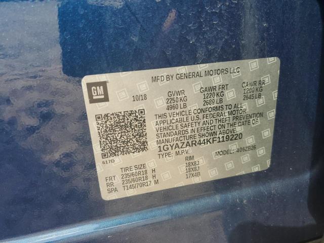 2019 CADILLAC XT4 LUXURY - 1GYAZAR44KF119220