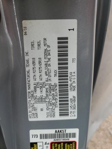 2018 TOYOTA TUNDRA CRE 5TFHY5F10JX747907