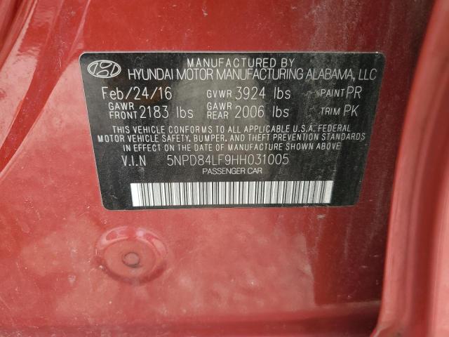 2017 HYUNDAI ELANTRA SE - 5NPD84LF9HH031005