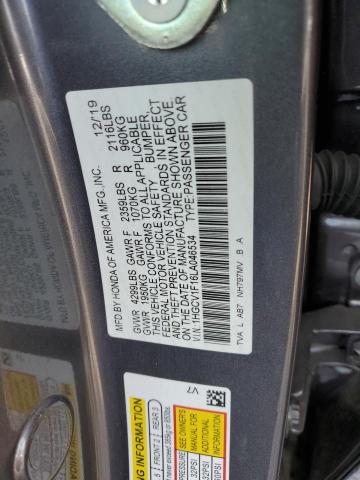 2020 HONDA ACCORD LX #3268852229