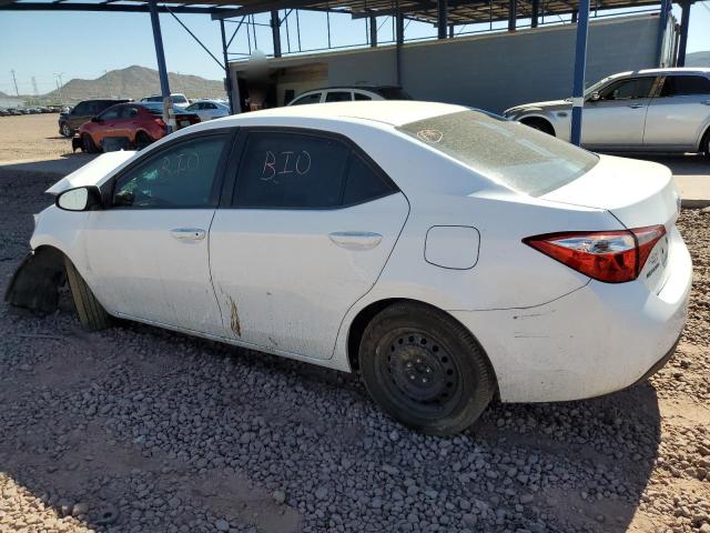 TOYOTA COROLLA L 2016 white  gas 2T1BURHE6GC696624 photo #3