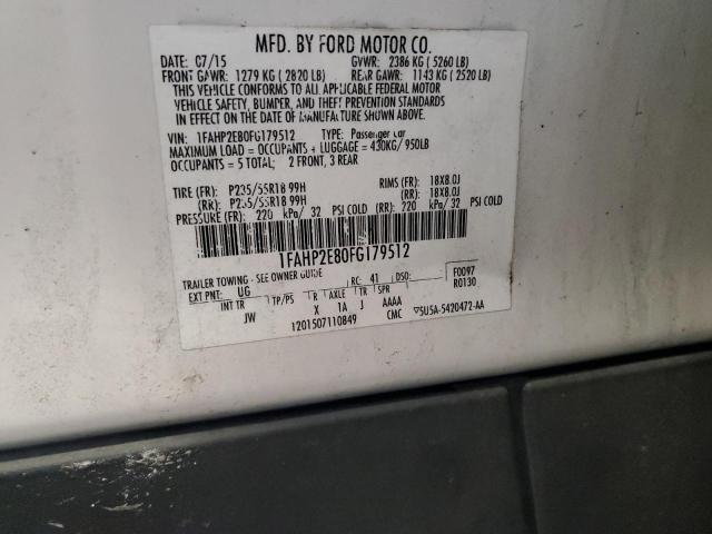 2015 FORD TAURUS SEL - 1FAHP2E80FG179512