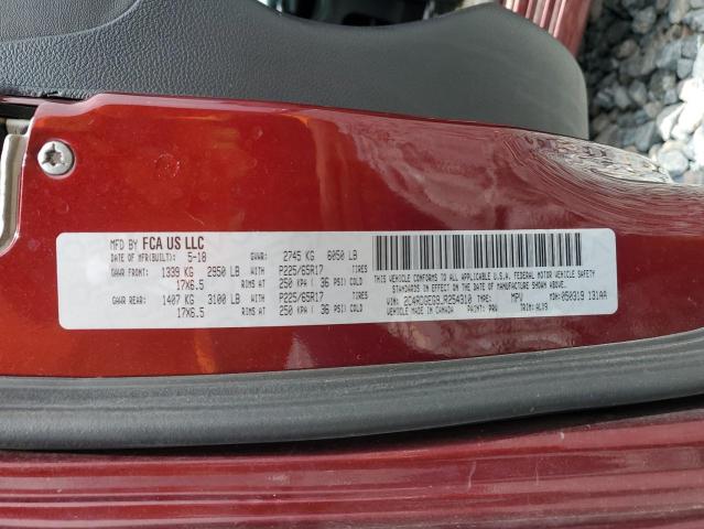 2018 DODGE GRAND CARA 2C4RDGEG9JR254310