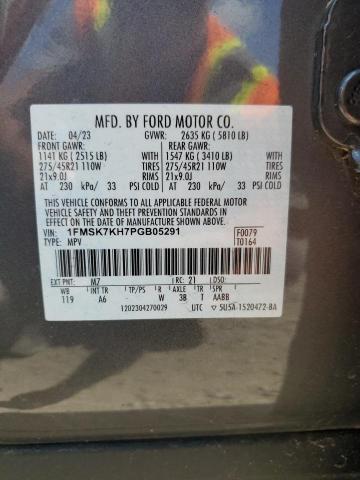 2023 FORD EXPLORER S 1FMSK7KH7PGB05291