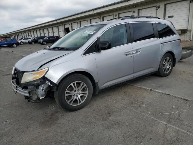 HONDA ODYSSEY EX 2011 silver  gas 5FNRL5H68BB084206 photo #1
