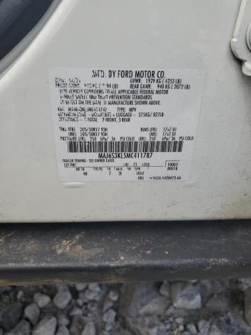 2021 FORD ECOSPORT T MAJ6S3KL5MC411787