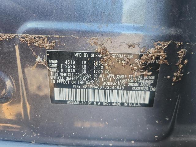 2018 SUBARU LEGACY 2.5 4S3BNAC67J3040849