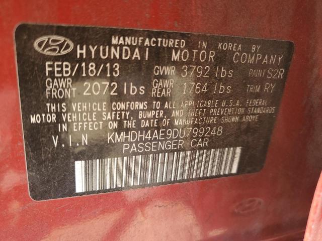 2013 HYUNDAI ELANTRA GL - KMHDH4AE9DU799248