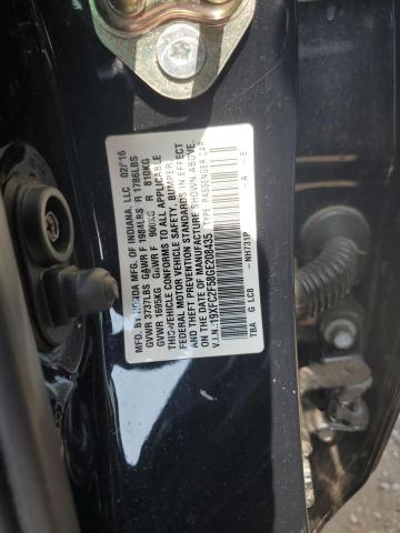 2016 HONDA CIVIC LX 19XFC2F58GE208435