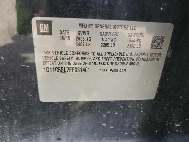 2015 CHEVROLET MALIBU 1LT 1G11C5SL7FF331401