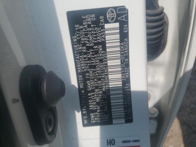 2017 TOYOTA COROLLA L - 2T1BURHEXHC793357
