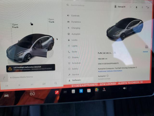 2023 TESLA MODEL 3 5YJ3E1EA5PF648970