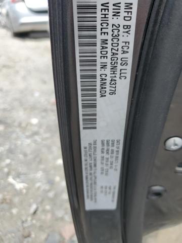 2022 DODGE CHALLENGER 2C3CDZAG5NH143776