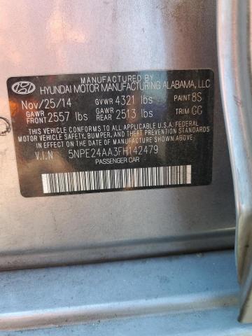 2015 HYUNDAI SONATA ECO 5NPE24AA3FH142479