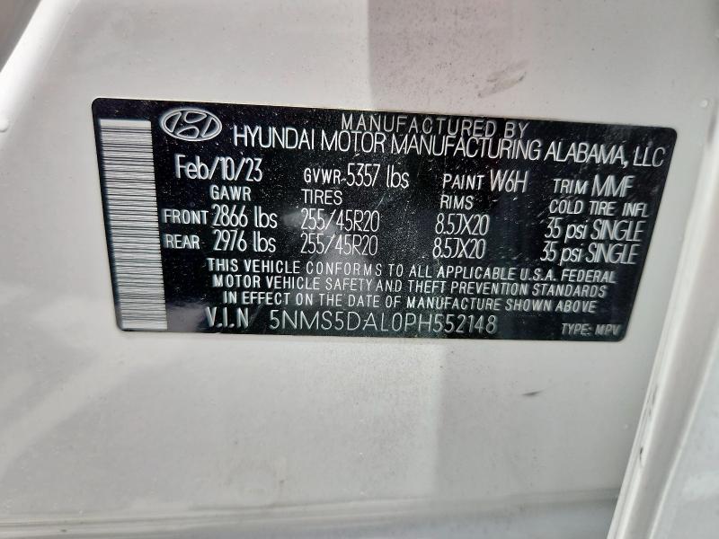 2023 HYUNDAI SANTA FE C 5NMS5DAL0PH552148