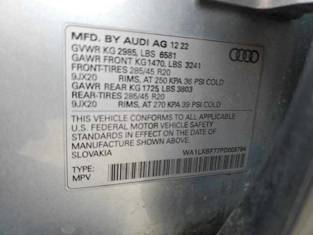 2023 AUDI Q7 PREMIUM - WA1LXBF77PD009784