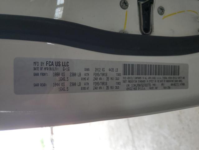 2016 JEEP PATRIOT SPORT 1C4NJPBA7GD769776