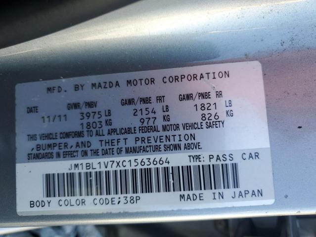 2012 MAZDA 3 I - JM1BL1V7XC1563664