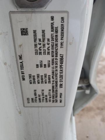 2023 TESLA MODEL 3 5YJ3E1EA1PF469647