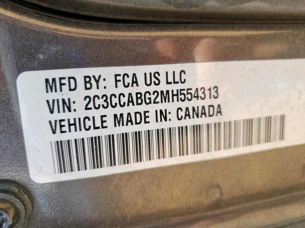 2021 CHRYSLER 300 S 2C3CCABG2MH554313