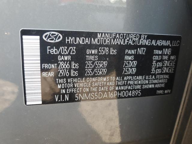 2023 HYUNDAI SANTA FE L 5NMS5DA16PH004895
