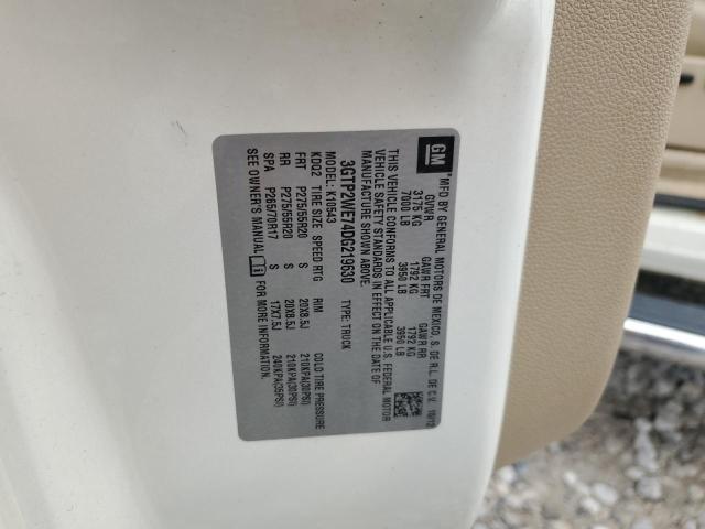 2013 GMC SIERRA K15 - 3GTP2WE74DG219630