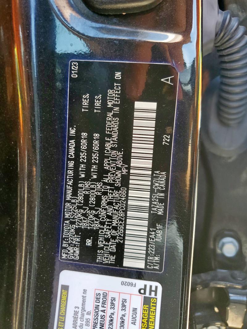 2023 LEXUS NX 350 2T2GGCEZ8PC024660
