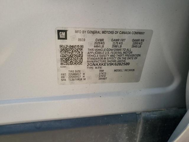 2019 CHEVROLET EQUINOX LT - 2GNAXKEV9K6282589