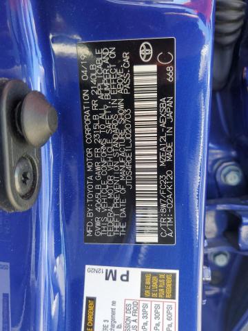 2020 TOYOTA COROLLA SE - JTDS4RCE1LJ020703