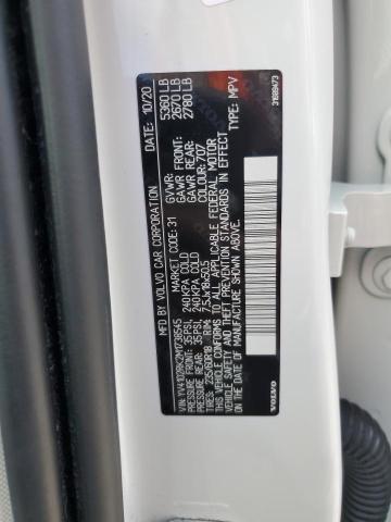2021 VOLVO XC60 T5 MO YV4102RK2M1738545